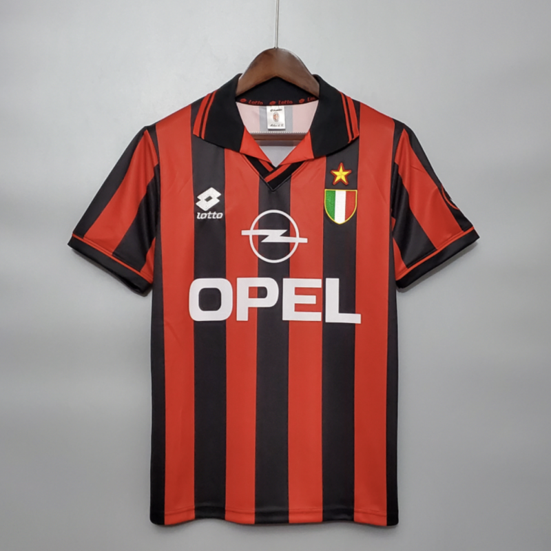 Retro 96/97 AC Milan Home Kit